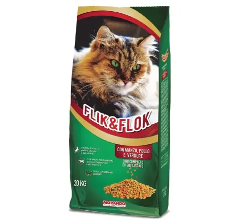 Morando Flik&Flok Adult Cat (Говядина, курица и овощи), 20 кг