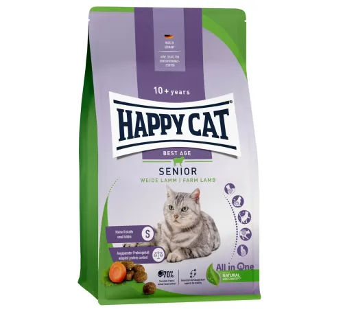 Happy Cat Senior Weide-Lamm (Ягненок) 4 кг
