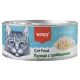 Wanpy Cat Консервы Курица с гребешком, 95 г