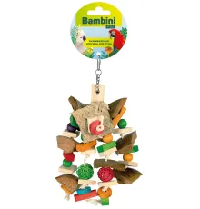 Bambini Pets Игрушка для крупных попугаев Кокосовый переполох, 30 см