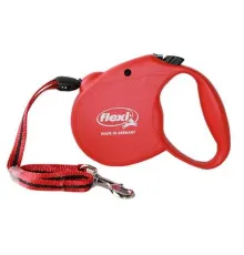 Поводок-рулетка Flexi Standard M трос 4 м, красный