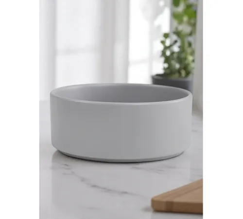 Red Bow Миска керамическая серая, 1500 мл