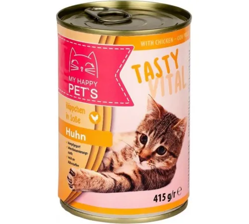 My Happy Pets Консервы для кошек (Курица), 415 г