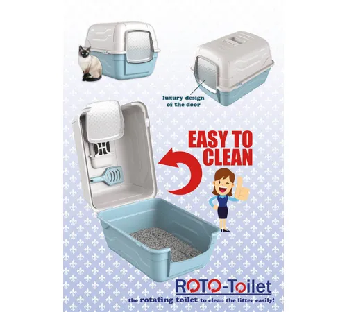 Georplast Туалет Roto Toilet с фильтром и лопаткой, 52х40х40 см