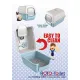 Georplast Туалет Roto Toilet с фильтром и лопаткой, 52х40х40 см