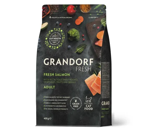 Grandorf Fresh Adult (Лосось и батат), 400 г