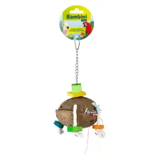 Bambini Pets Игрушка для крупных попугаев Кокосик, 30 см