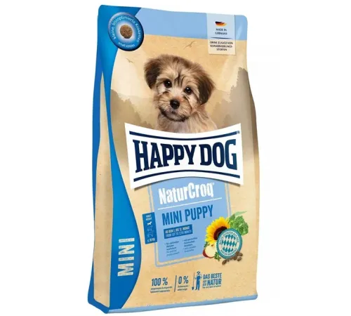 Happy Dog NaturCroq Puppy Mini (Птица), 4 кг