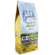 Pet's Brunch Adult Medium Breeds (Курица и рис), 4 кг