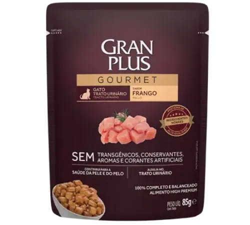 Granplus Gourmet Urinary Пауч для кошек (Курица), 85 г