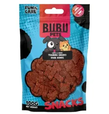 Bubu Pets Косточки для дрессировки, утка, 100 г