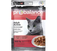 ProBalance Консервированный корм Active Cat, 85 г