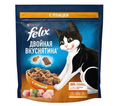 Felix Двойная вкуснятина для кошек (Птица), 300 г