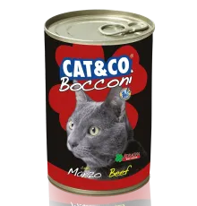 Adragna Cat&Co Кусочки говядины в соусе, 405 г