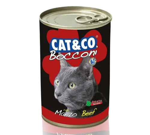 Adragna Cat&Co Кусочки говядины в соусе, 405 г