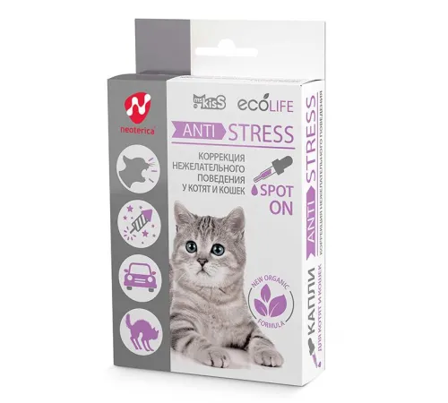 Ms.Kiss Капли Anti Stress для кошек, 10 мл