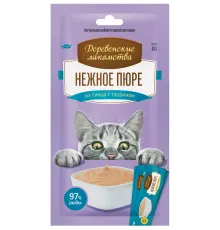 Деревенские лакомства Нежное пюре из тунца, 4 шт/уп
