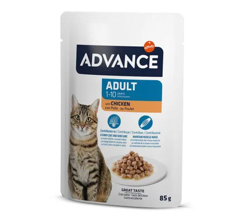Advance Пауч Кусочки курицы в соусе, 85 г