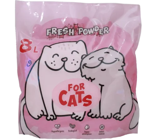 FOR CATS Наполнитель силикагелевый Fresh Powder (звездная пыль) 4 л