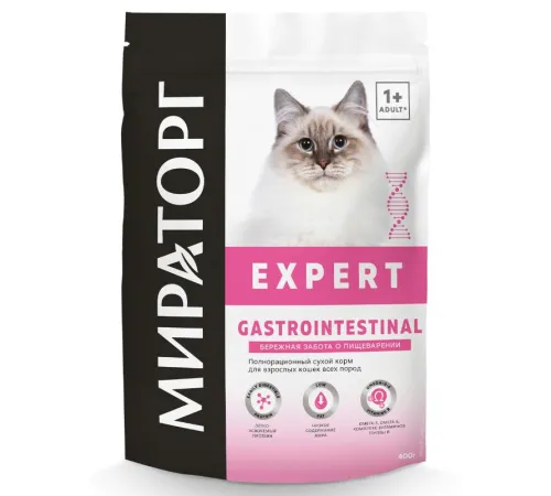 Мираторг Expert Gastrointestinal для кошек всех пород, 400 г