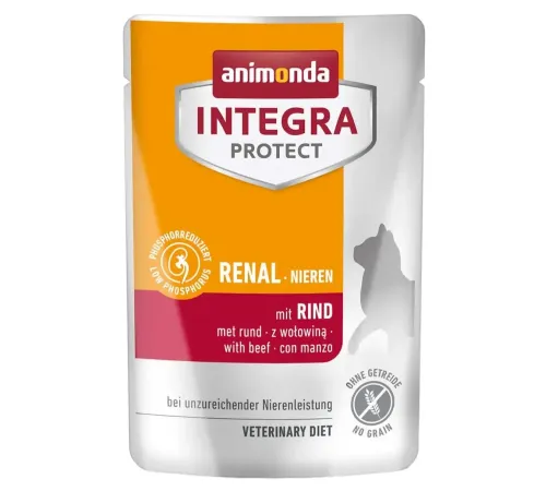 Animonda Integra Protect Renal Cat Пауч (Говядина), 85 г