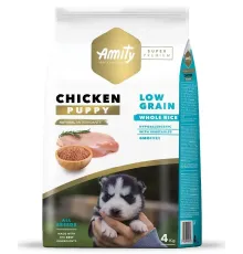 Amity Super Premium Puppy (Курица), 4 кг