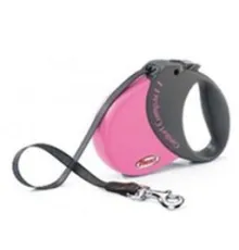 Рулетка Flexi Comfort Compact S, лента 5 м (розовый)