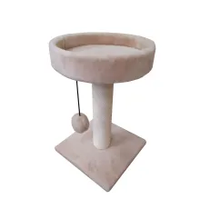 Cat House Когтеточка-лежанка, 55 см, хлопок Бежевая