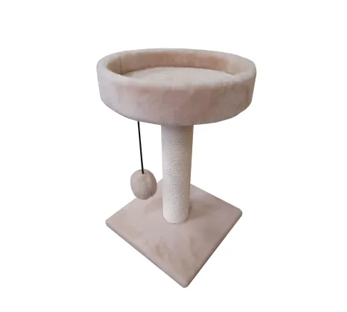 Cat House Когтеточка-лежанка, 55 см, хлопок Бежевая