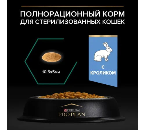 Purina Pro Plan Sterilised Renal Plus (Кролик), 400 г