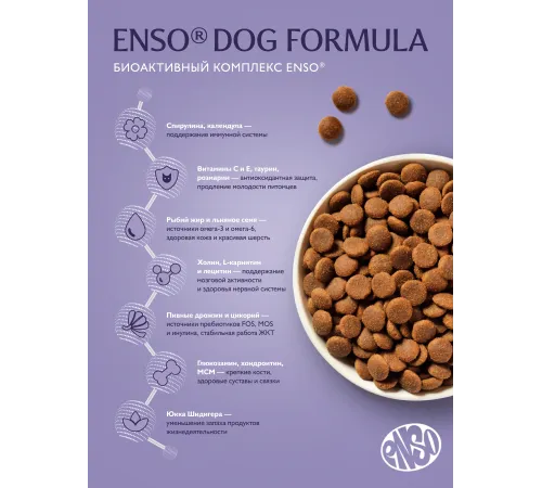 ENSO Dog Formula Special select Adult Medium & Large Breed (Ягненок), 800 г