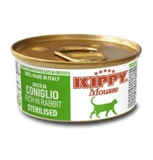 Kippy Mousse Sterilised Cat Мусс с кроликом, 85 г