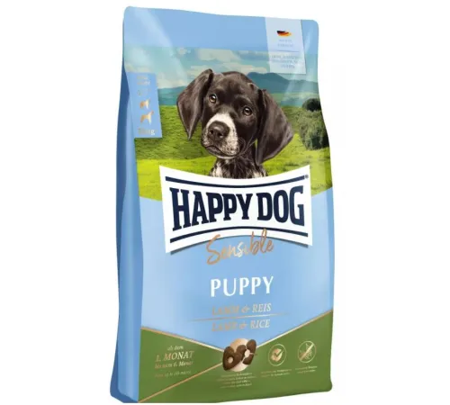 Happy Dog Puppy Sensible (Ягненок и рис), 18 кг