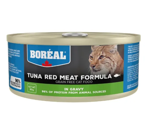 Boreal Cat Красное мясо тунца в соусе 80 г