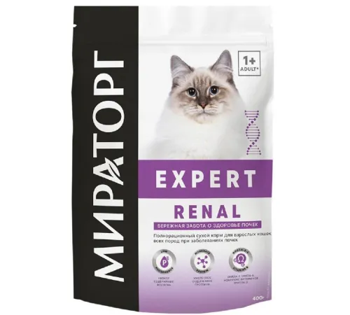 Мираторг Expert Renal для кошек всех пород, 400 г