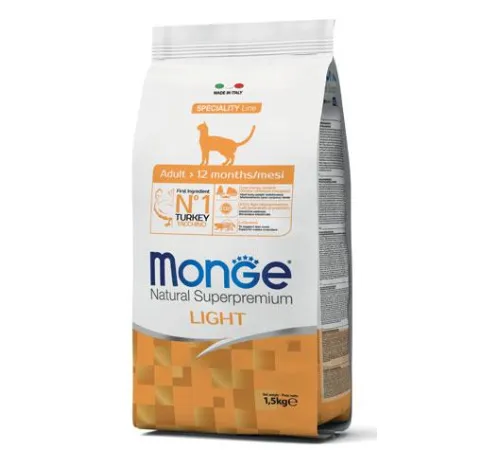 Monge Cat Adult Light (Индейка) 1,5 кг