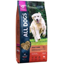 All Dogs для взрослых собак всех пород (Говядина и овощи), 2,2 кг