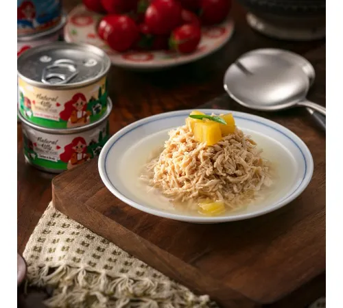 Natural Kitty Курица с ананасом в бульоне, 80 г