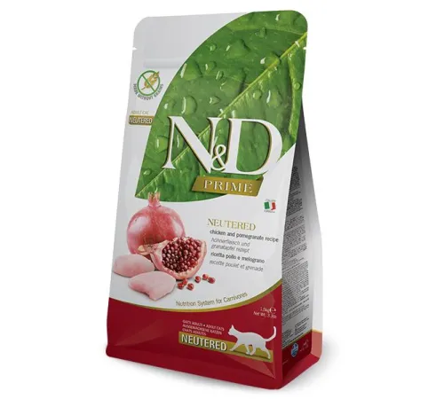 Farmina N&D GF Prime Cat Neutered (Курица и гранат) 300 г