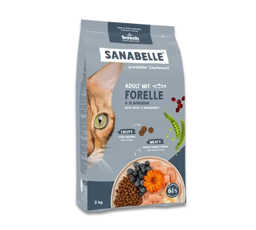 Bosch Sanabelle Adult with Trout (Форель), 400 г New