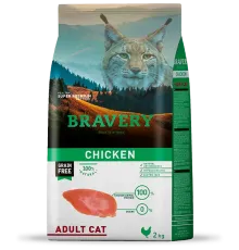 BRAVERY Adult Cat (Курица), 2 кг