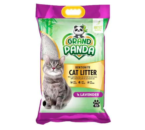 Grand Panda Бентонитовый наполнитель Лаванда, 10 л