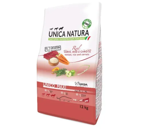 Unica Natura Unico Maxi (Оленина, рис и морковь) 2,5 кг