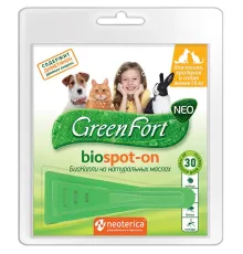 Экопром GreenFort neo БиоКапли для кошек, кроликов и собак до 10 кг, 1 мл