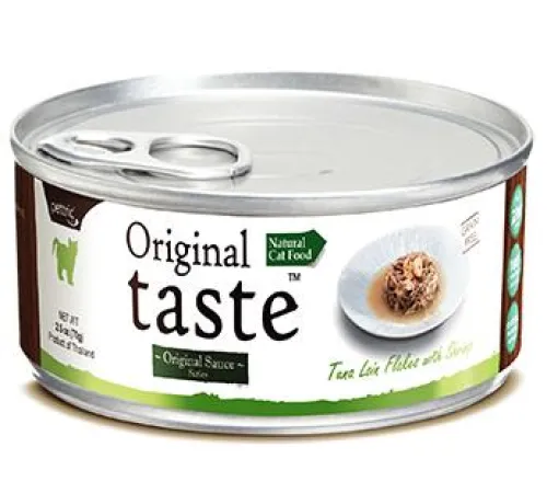 Original Tasty хлопья из филе тунца с целой креветкой в соусе, 70 г