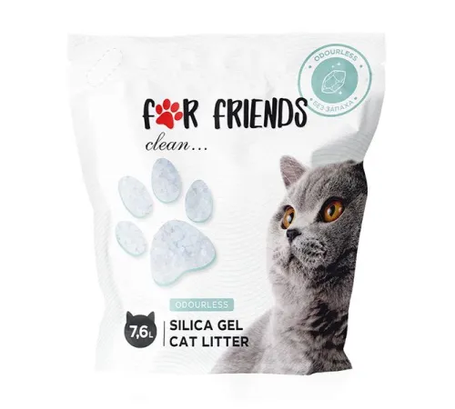 For Friends силикагелевый наполнитель (без аромата) 7,6 л