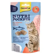 GimCat Nutri Pockets с лососем, 60 г