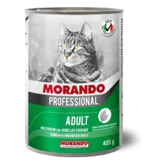 Morando Professional Кусочки в соусе (Ягненком и овощи), 405 г