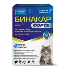 Pchelodar Бинакар Форте для кошек и котят, 1 пипетка