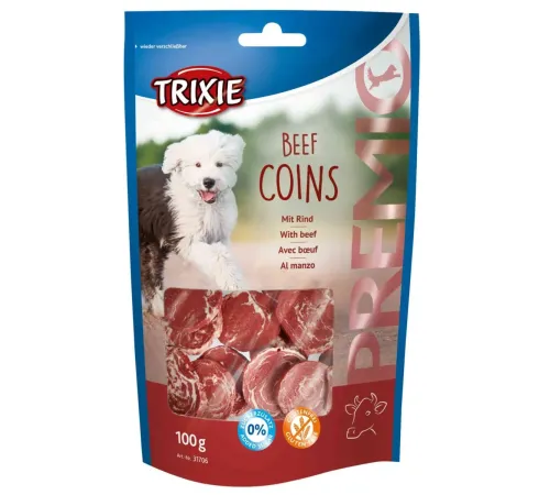 Trixie Premio Монетки из говядины для собак, 100 г